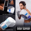 Hayabusa T3 Boxing Gloves -white/iridescent